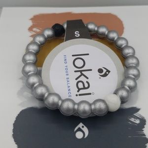 NWT Metallic Silver Lokai size small